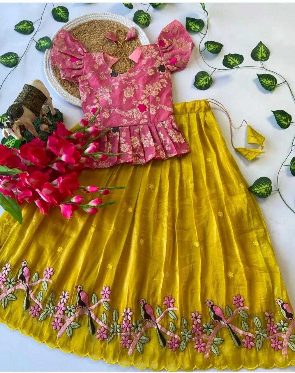 Ynf Nylon KESH503 8077 Kids Wear Wholesale Kids Lehenga Kids Lehenga Choli Baby Girl Lehenga Manufacturer