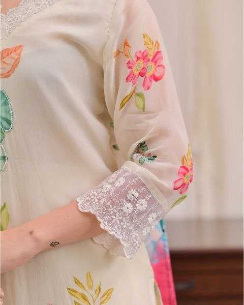 Ynf Nylon KESH529 MADHURI Kurti Wholesale Festive Kurtis Party Wear Kurtis Kurti Bottom With Dupatta Embroidered Kurtis Manufacturer