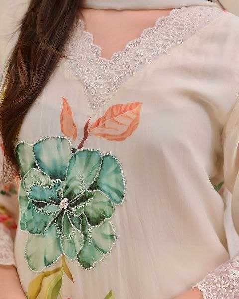 Ynf Nylon KESH529 MADHURI Kurti Wholesale Festive Kurtis Party Wear Kurtis Kurti Bottom With Dupatta Embroidered Kurtis Manufacturer