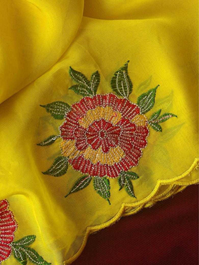Ynf Organza KESH249 Savan Sarees Wedding Collections Wholesale Organza Sarees Embroidered Sarees Haldi Outfits Manufacturer