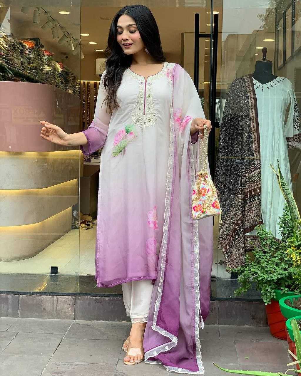 Ynf Organza KESH529 KASHVI Kurti Wholesale Casual Kurtis Festive Kurtis Party Wear Kurtis Embroidered Kurtis Manufacturer