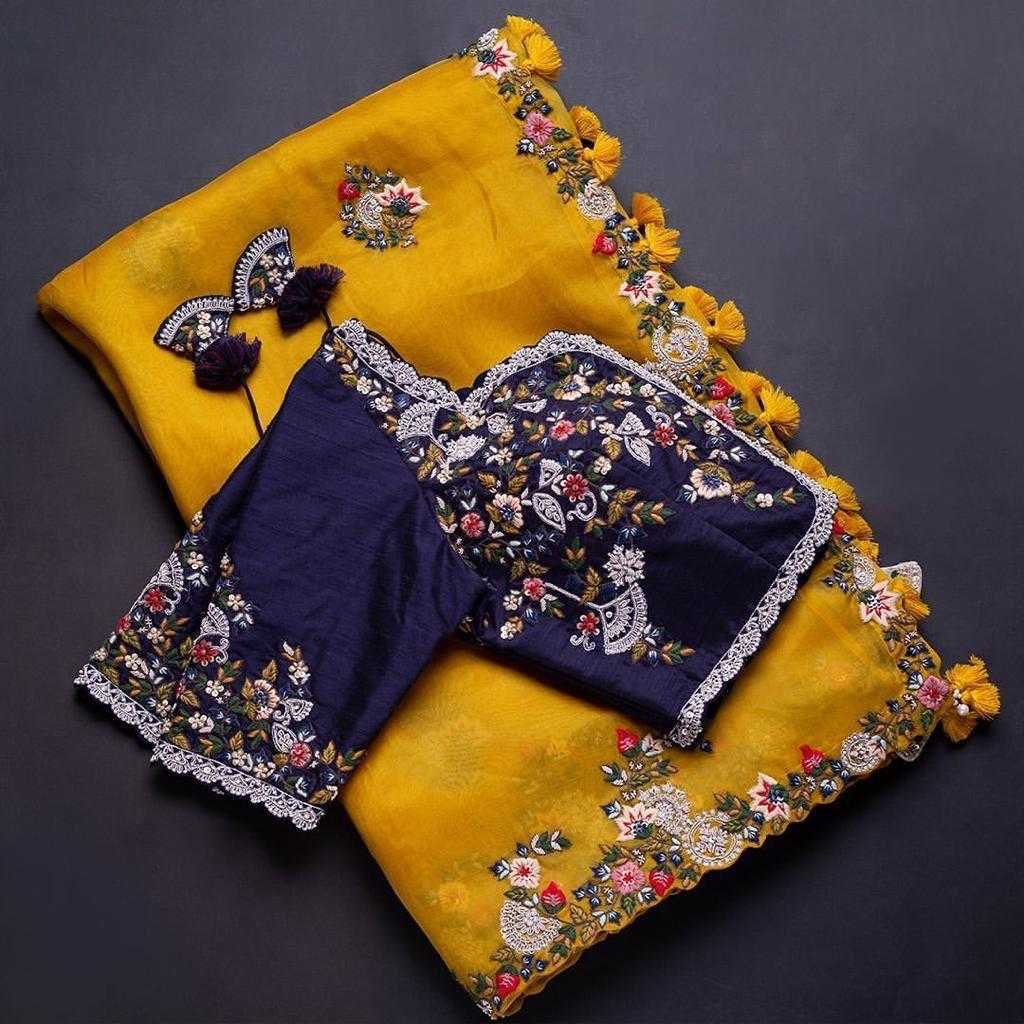 Ynf Organza RIN222 Mahi Sarees Wholesale Designer Sarees Organza Sarees Embroidered Sarees Manufacturer