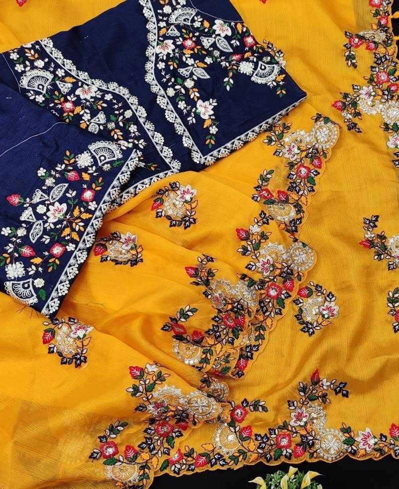 Ynf Organza RIN222 Mahi Sarees Wholesale Designer Sarees Organza Sarees Embroidered Sarees Manufacturer