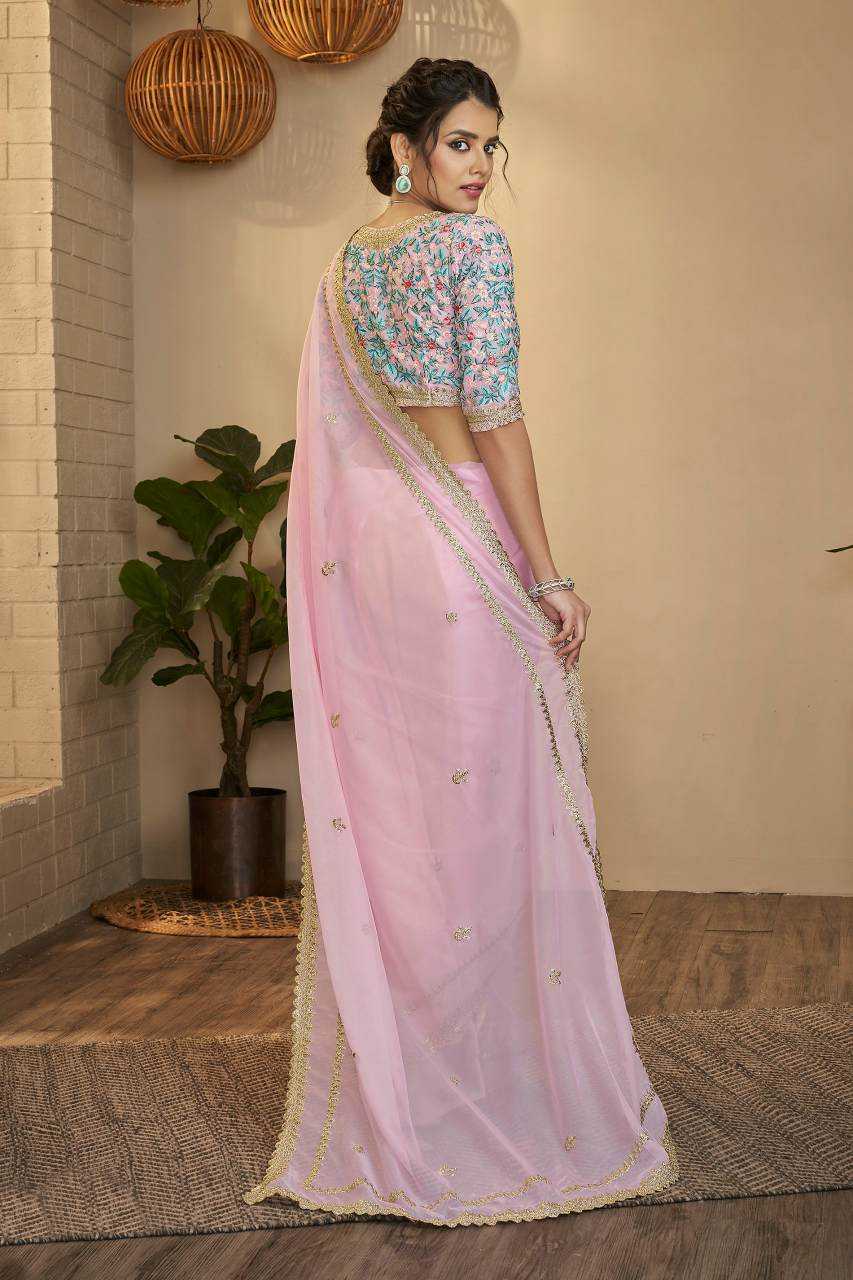 Ynf Organza RIN228 152 Sarees Wedding Collections Wholesale Sequins Work Saree Sangeet Outfits Manufacturer