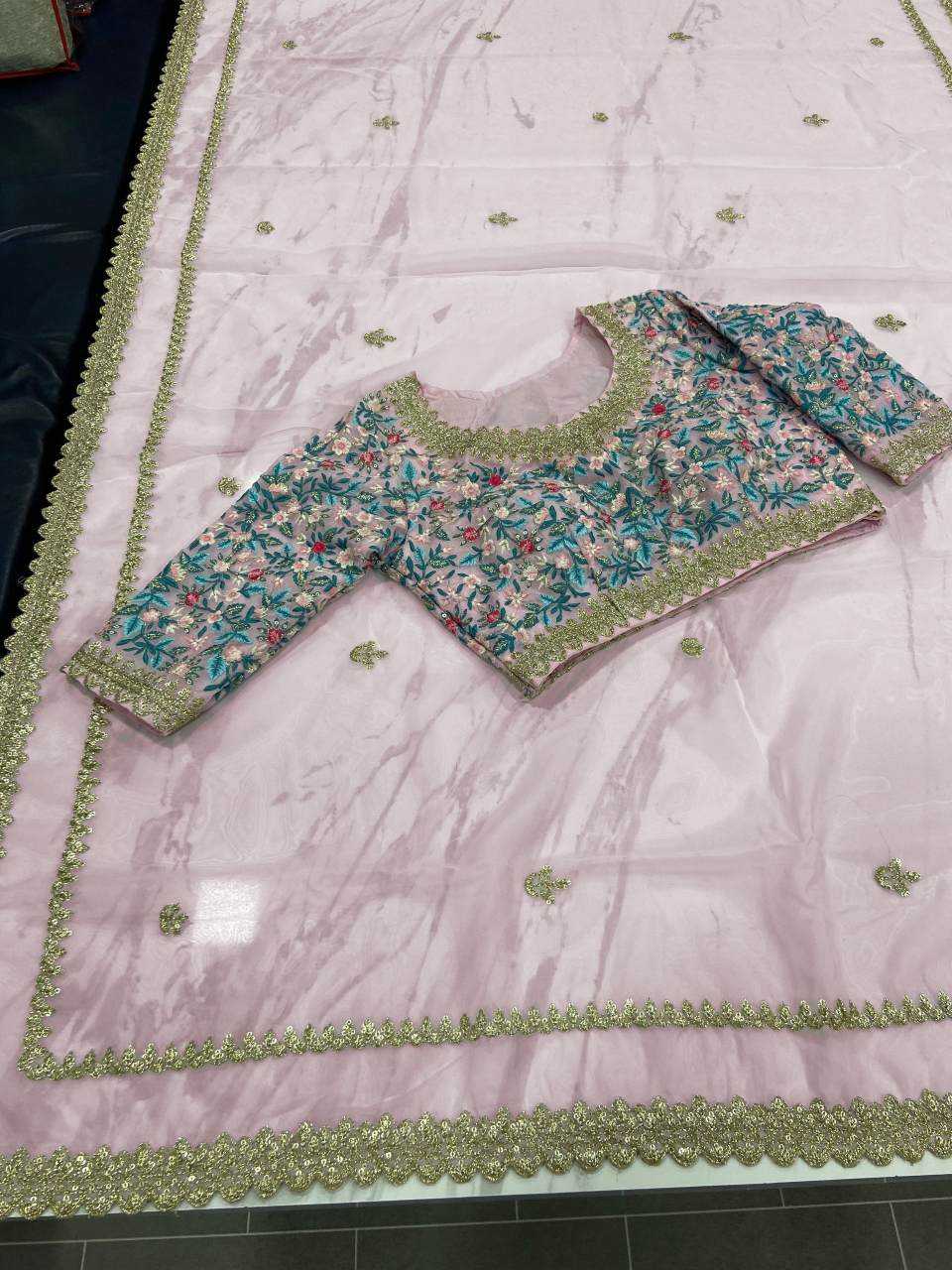 Ynf Organza RIN228 152 Sarees Wedding Collections Wholesale Sequins Work Saree Sangeet Outfits Manufacturer