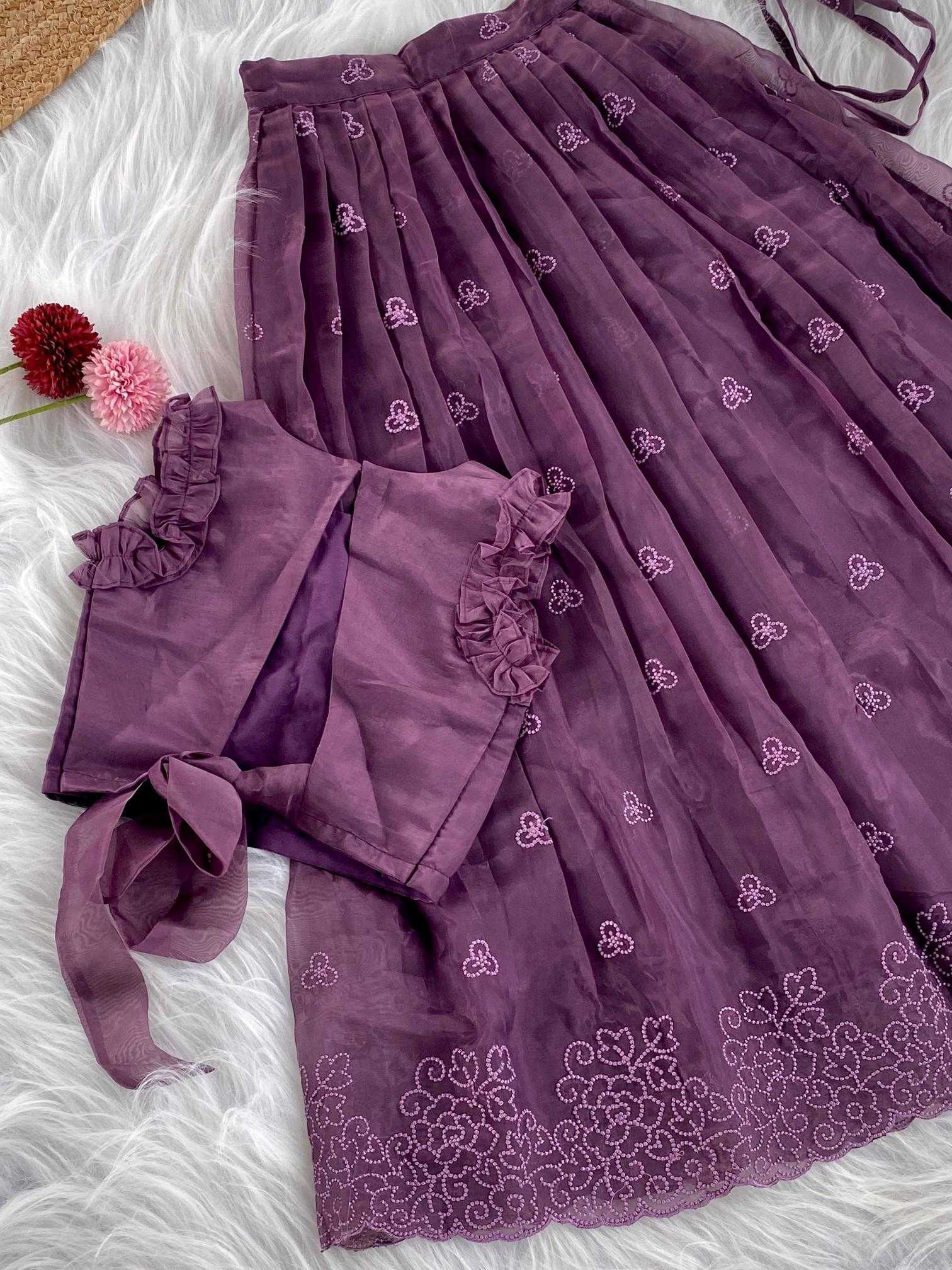 Ynf Organza Silk KESH249 205960 Kids Wear Wholesale Kids Lehenga Kids Lehenga Choli Baby Girl Lehenga Manufacturer