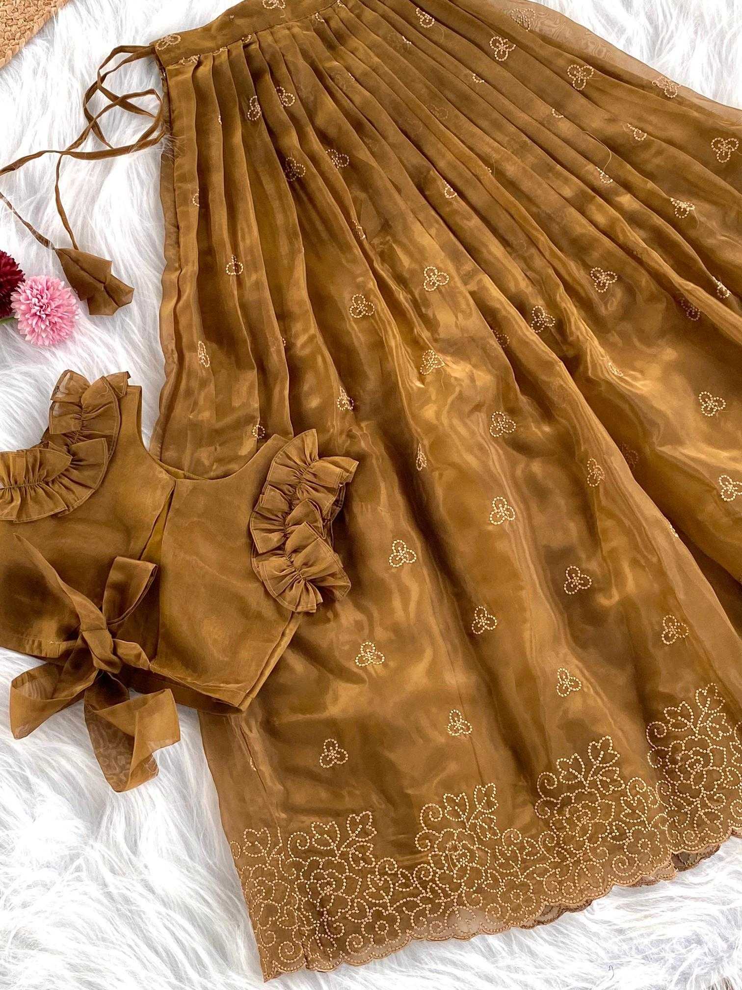 Ynf Organza Silk KESH249 205960 Kids Wear Wholesale Kids Lehenga Kids Lehenga Choli Baby Girl Lehenga Manufacturer