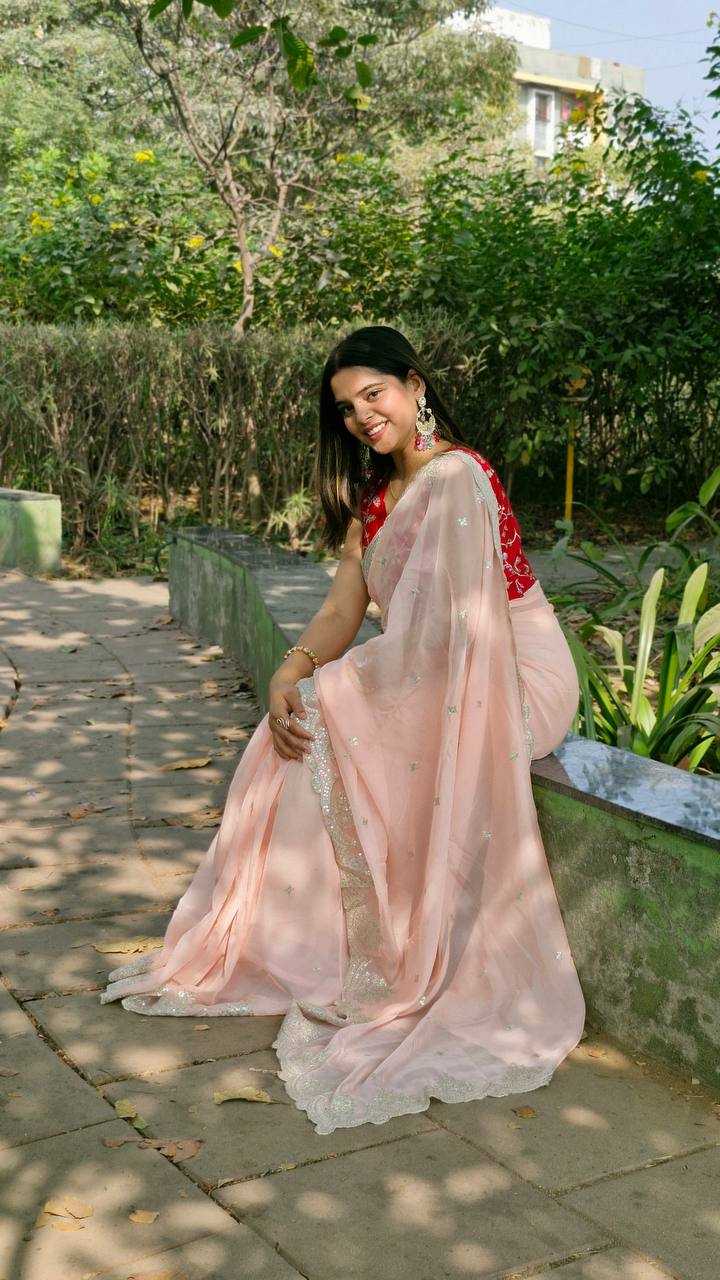 Ynf Organza Silk KESH533 5035 Sarees Wholesale Party Wear Sarees Fancy Sarees Sequence Sarees Embroidered Sarees Cutwork Saree Manufacturer