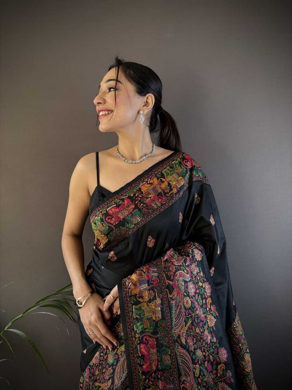 Ynf Pashmina RIN197 3061 Silk Sarees Wholesale Bridal Silk Sarees Party Wear Silk Sarees Designer Silk Sarees Manufacturer