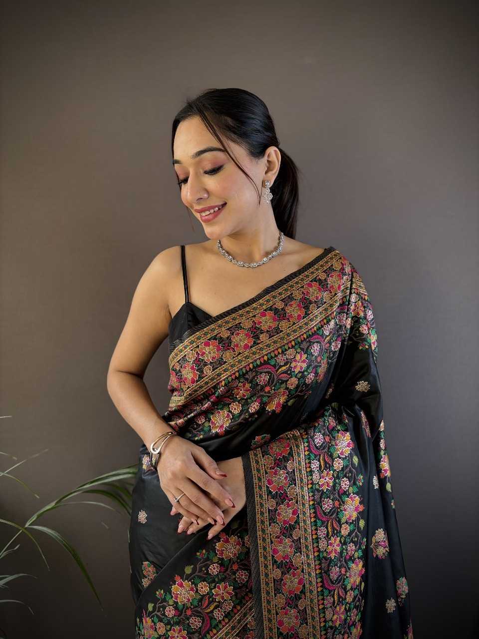 Ynf Pashmina RIN197 3061 Silk Sarees Wholesale Bridal Silk Sarees Party Wear Silk Sarees Designer Silk Sarees Manufacturer