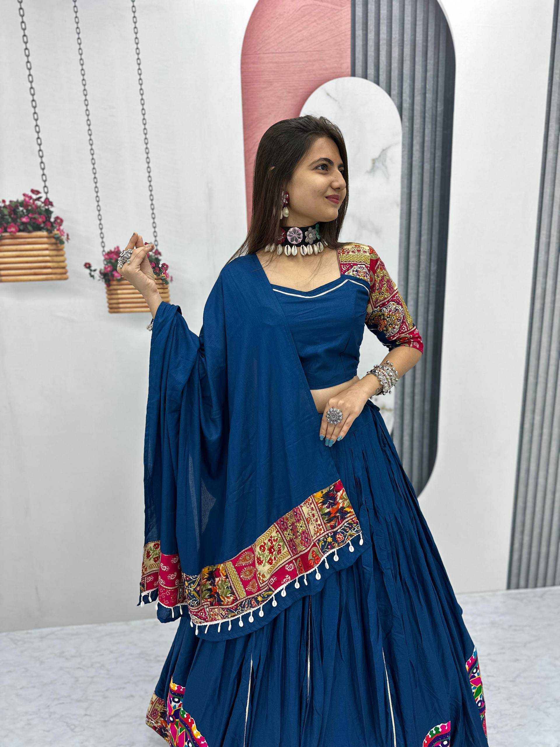 Ynf Pure Cotton KESH497 185 Lehengas Festive Collections Wholesale Designer Lehenga Choli Navratri Chaniya Choli Manufacturer