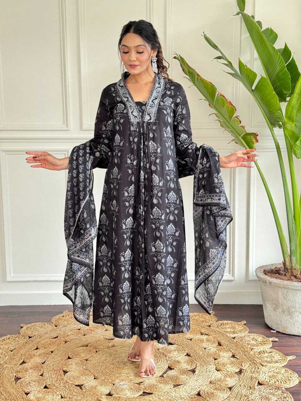 Ynf Pure Cotton KESH529 601 Suits & Dresses Wedding Collections Festive Collections Wholesale Indo Western Dresses Cotton Suits Designer Suits Manufacturer