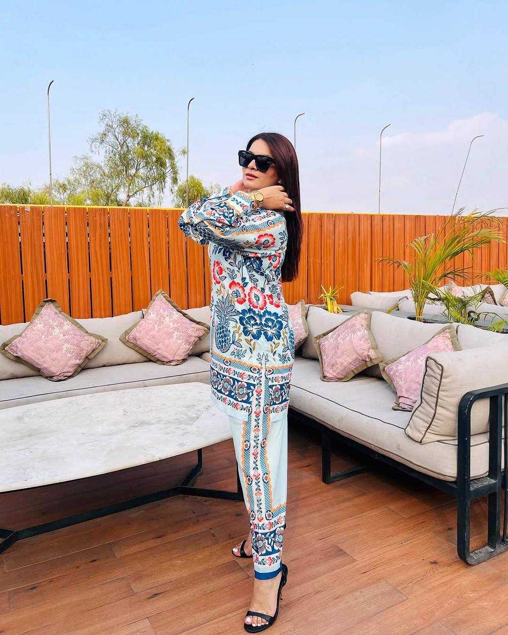 Ynf Pure Crepe KESH141 1113 Western Wears Wholesale Co-ord Set Manufacturer