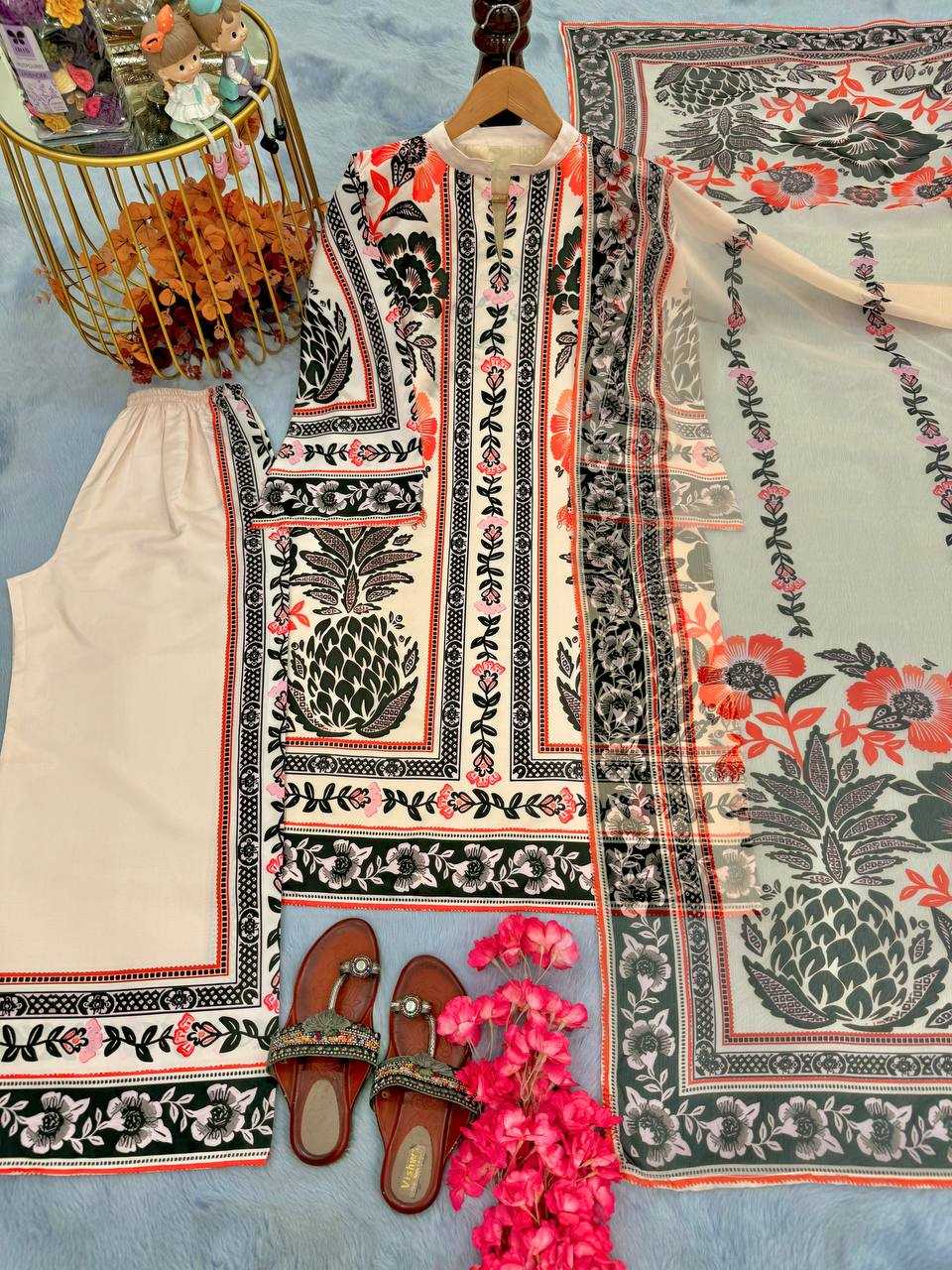 Ynf Pure Crepe KESH141 1113 Western Wears Wholesale Co-ord Set Manufacturer