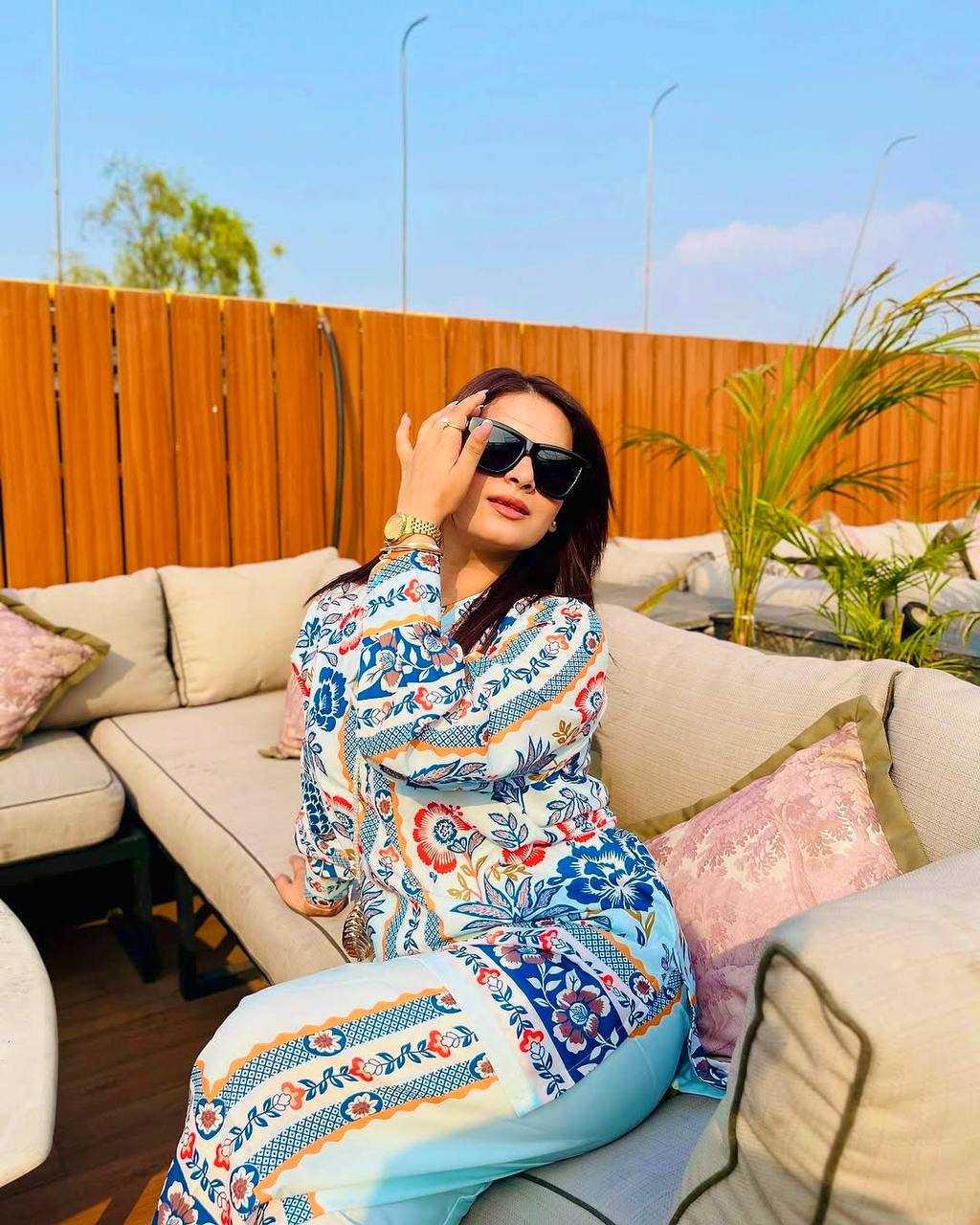 Ynf Pure Crepe KESH141 1113 Western Wears Wholesale Co-ord Set Manufacturer