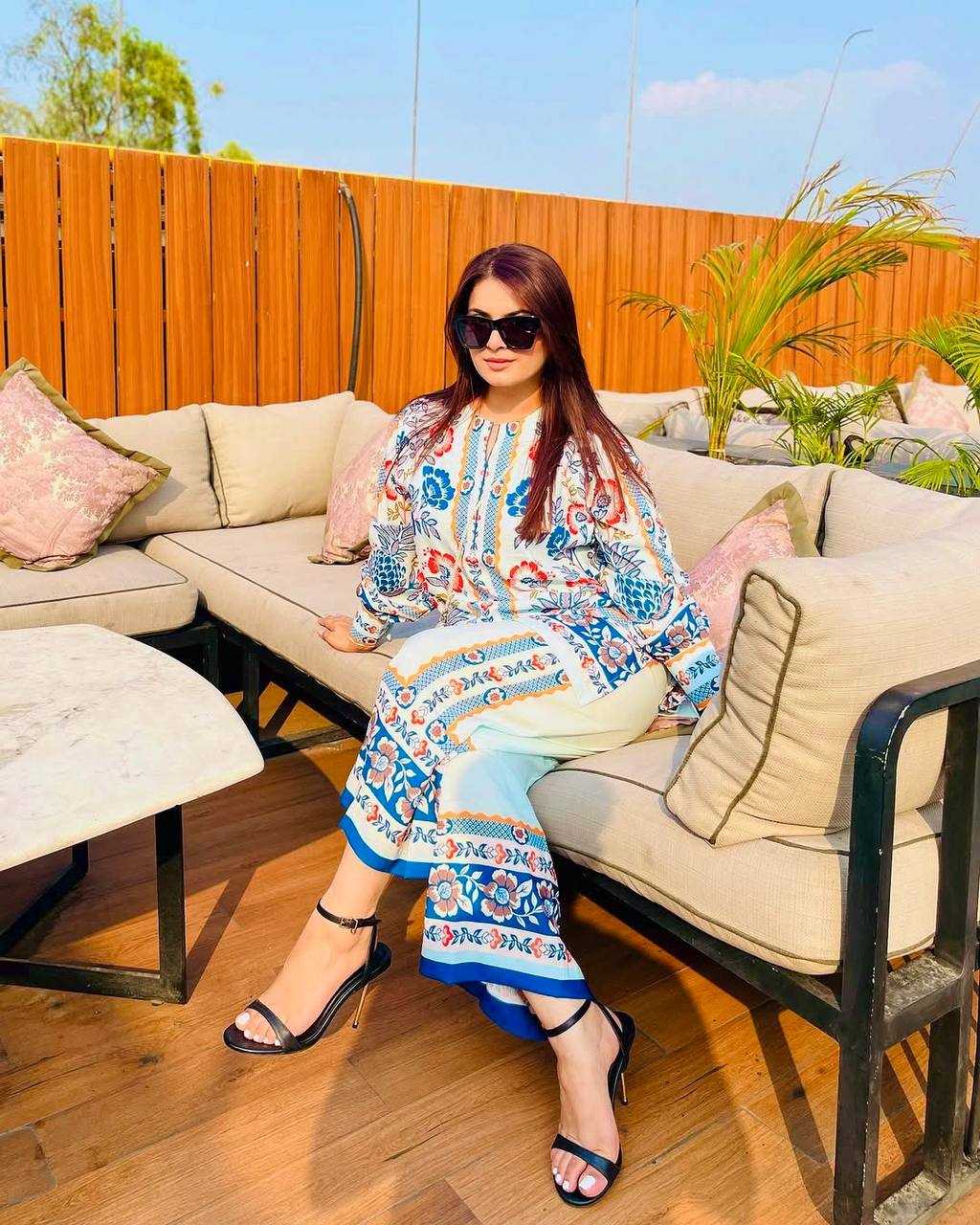 Ynf Pure Crepe KESH141 1113 Western Wears Wholesale Co-ord Set Manufacturer
