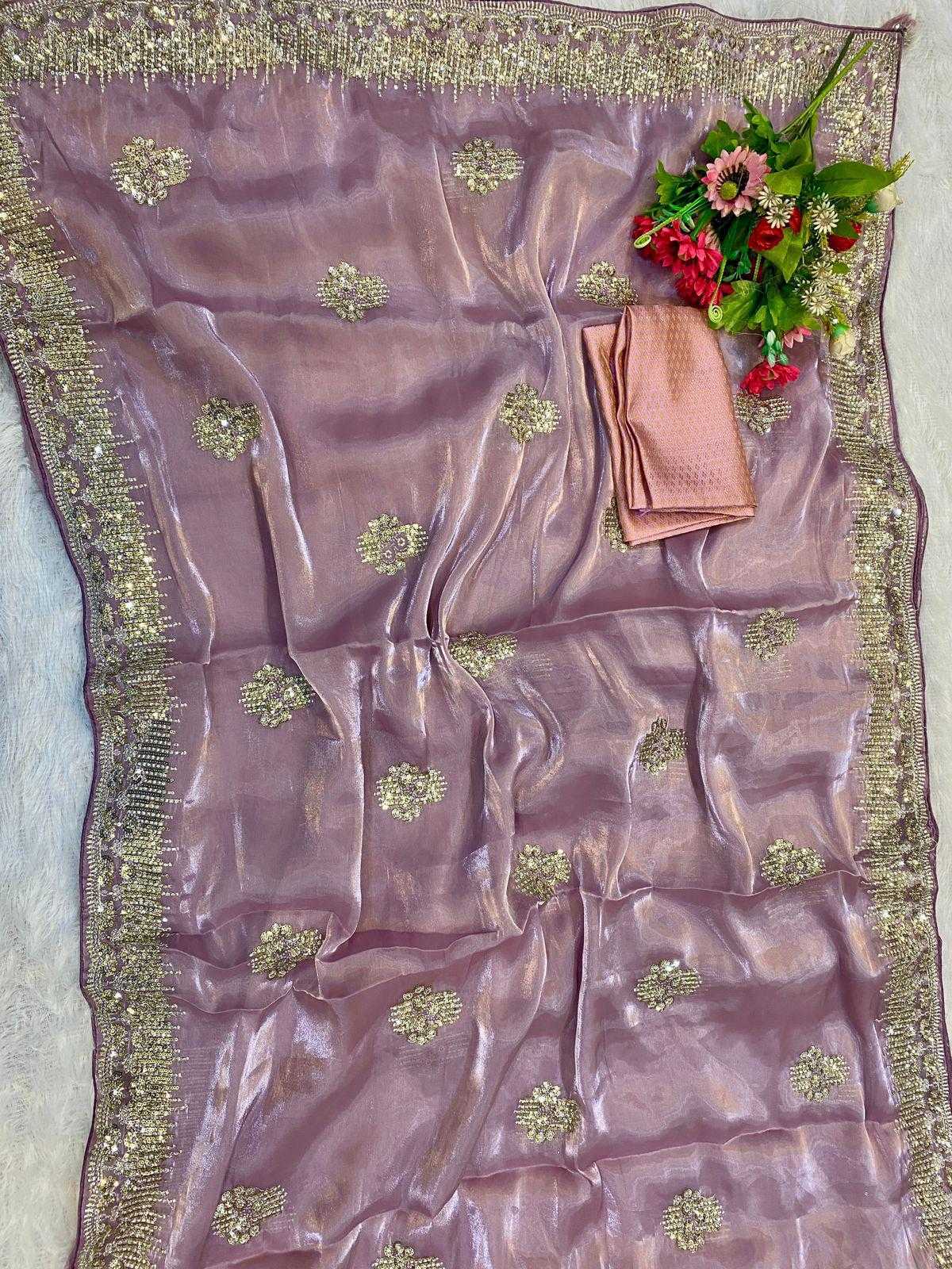 Ynf Pure Silk RIN164 Jimmy Choo Silk Sarees Wholesale Party Wear Silk Sarees Designer Silk Sarees Silk Sarees For Weddings Manufacturer