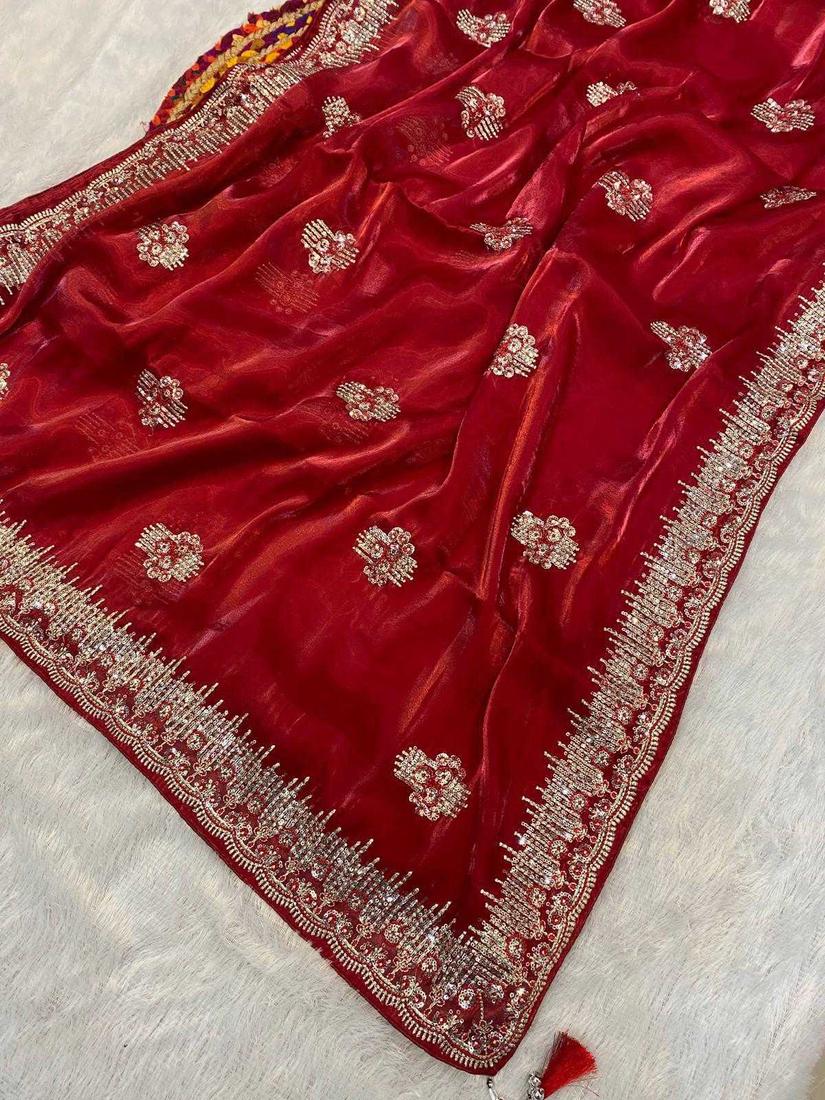 Ynf Pure Silk RIN164 Jimmy Choo Silk Sarees Wholesale Party Wear Silk Sarees Designer Silk Sarees Silk Sarees For Weddings Manufacturer