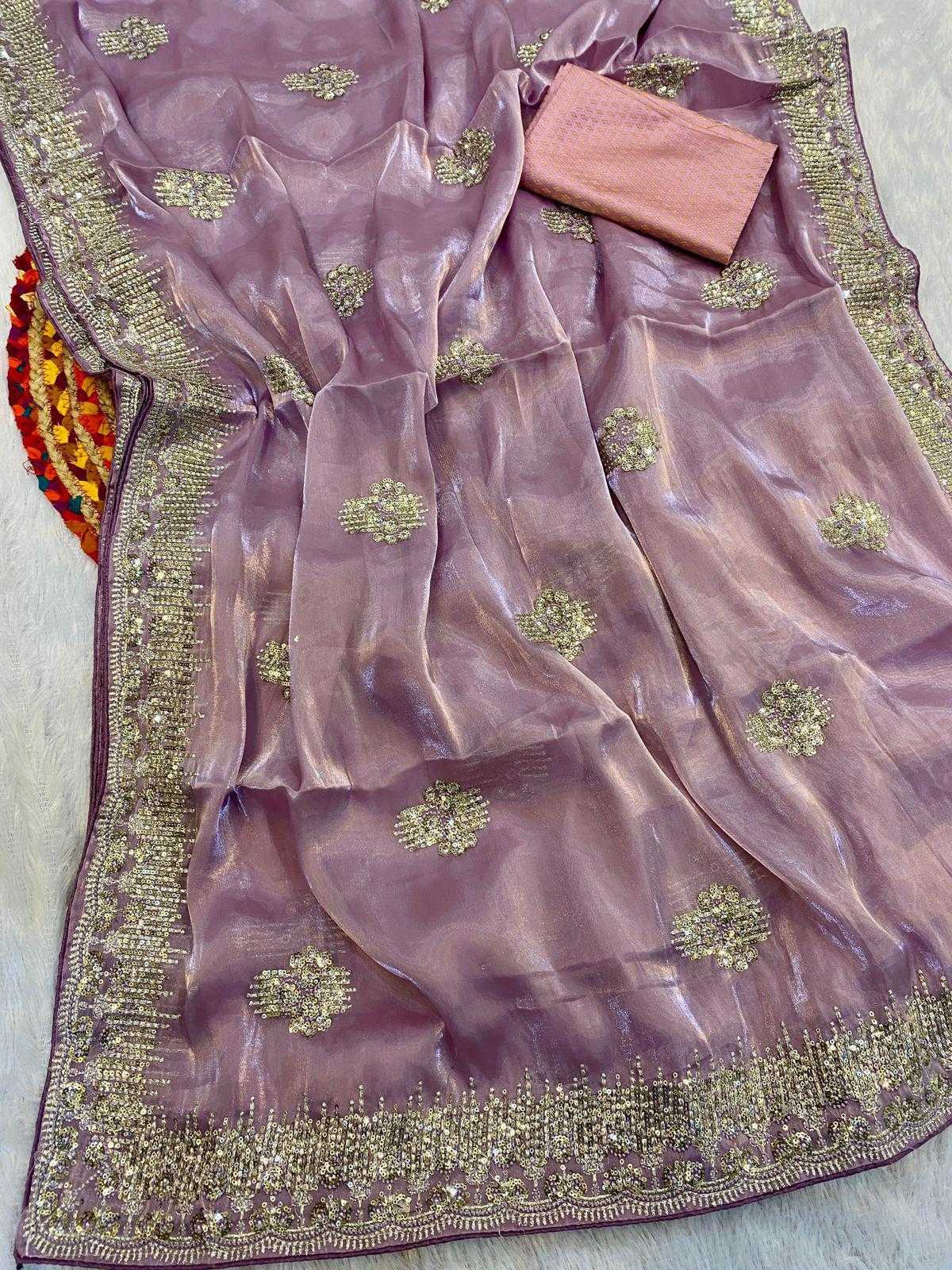 Ynf Pure Silk RIN164 Jimmy Choo Silk Sarees Wholesale Party Wear Silk Sarees Designer Silk Sarees Silk Sarees For Weddings Manufacturer