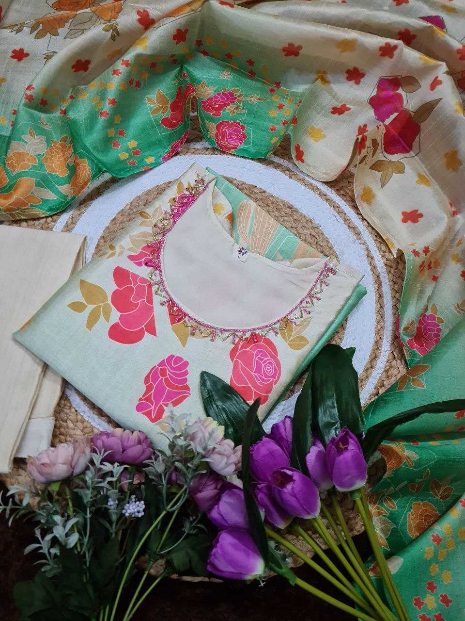 Ynf Pure Viscos KESH529 AMORINA Suits & Dresses Wholesale Ladies Suits Printed Suits Embroidery Suits Manufacturer