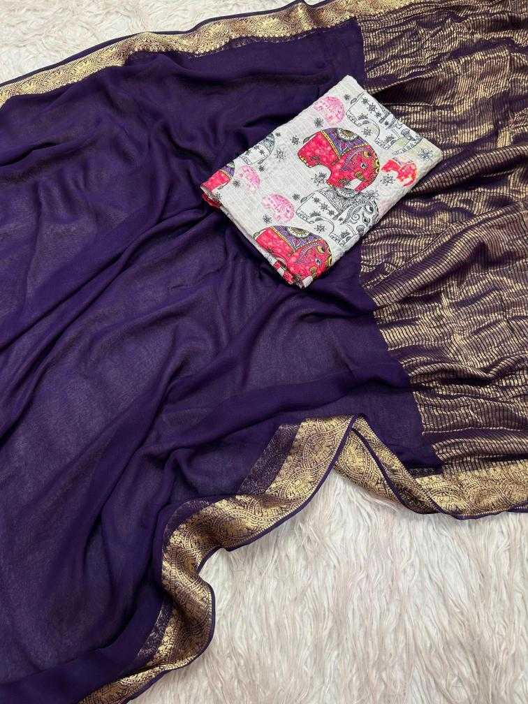 Ynf Pure Viscos RIN178 LALAYAM Sarees Wholesale Designer Sarees Georgette Sarees Viscose Saree Manufacturer