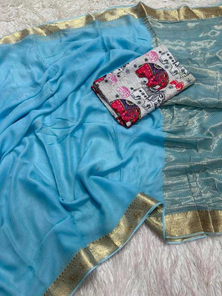 Ynf Pure Viscos RIN178 LALAYAM Sarees Wholesale Designer Sarees Georgette Sarees Viscose Saree Manufacturer
