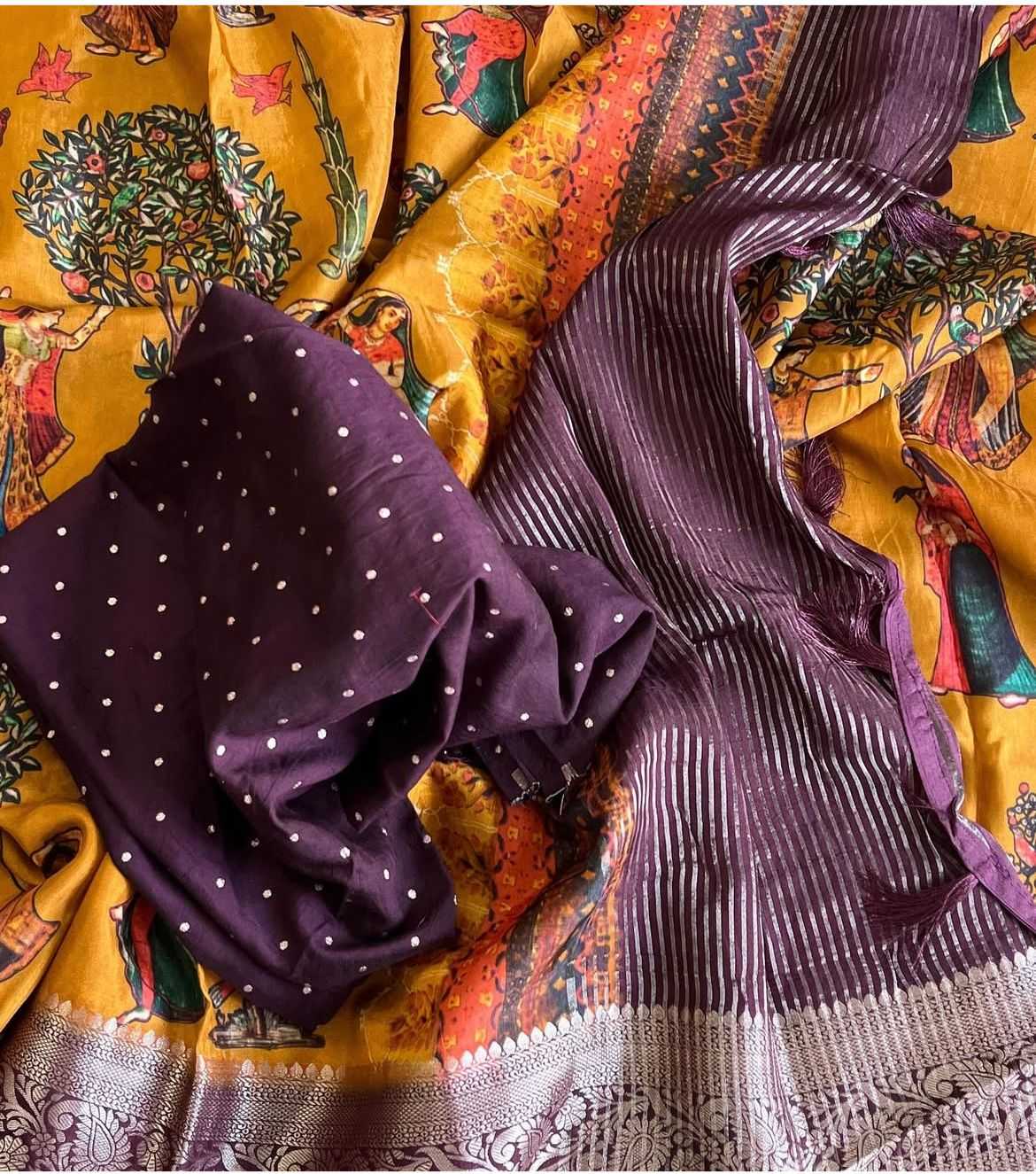 Ynf Pure Viscos RIN203 WHISPER Sarees Wholesale Printed Sarees Kalamkari Sarees Viscose Saree Manufacturer