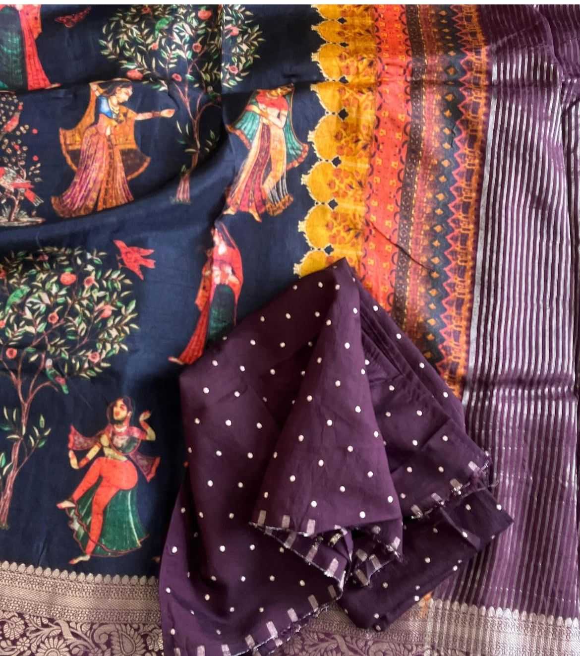 Ynf Pure Viscos RIN203 WHISPER Sarees Wholesale Printed Sarees Kalamkari Sarees Viscose Saree Manufacturer