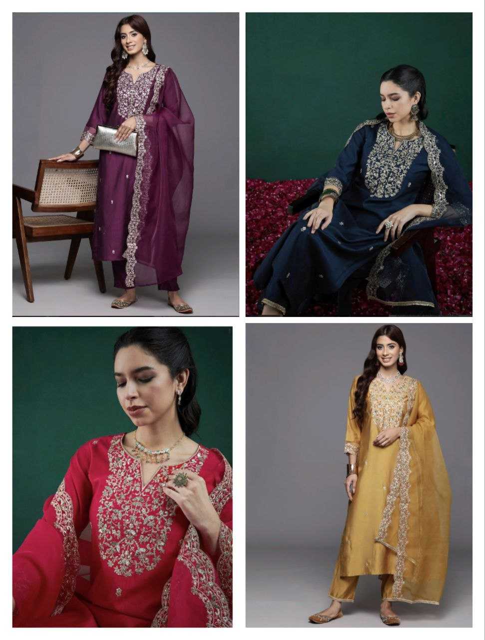 Ynf Pure Viscos Suits & Dresses Wholesale Ladies Suits Embroidery Suits Churidar Suits Manufacturer