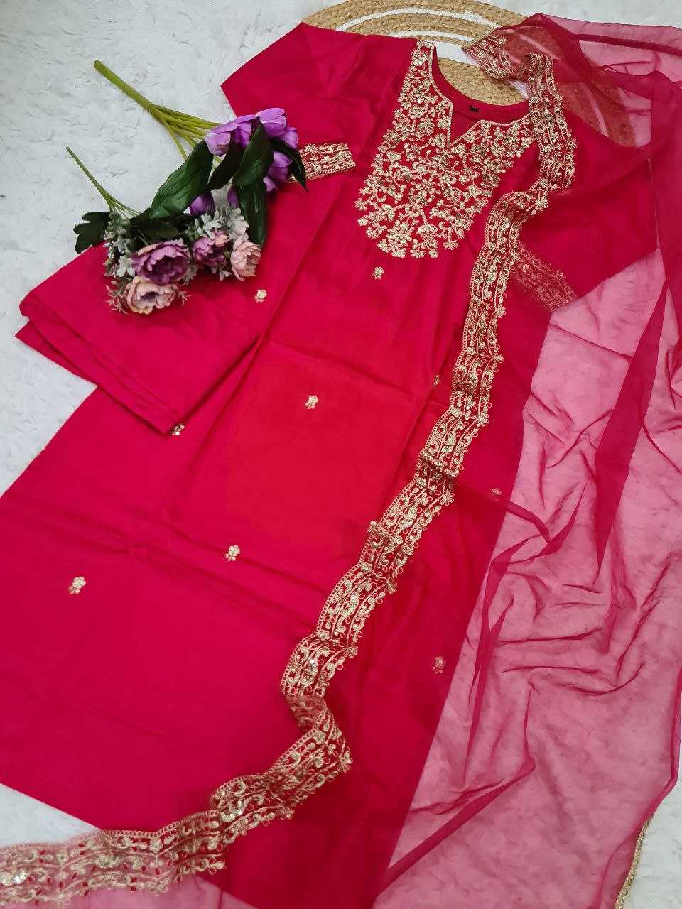Ynf Pure Viscos Suits & Dresses Wholesale Ladies Suits Embroidery Suits Churidar Suits Manufacturer