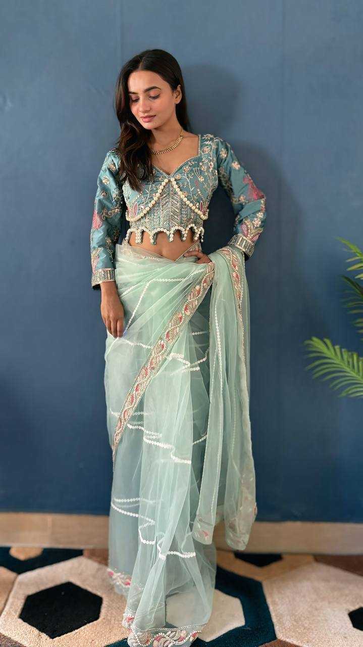 Ynf Rangoli Silk Sarees Wholesale Party Wear Sarees Fancy Sarees Sequence Sarees Embroidered Sarees Manufacturer