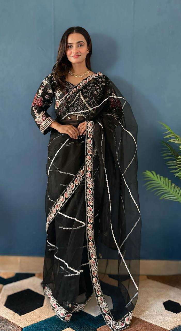 Ynf Rangoli Silk Sarees Wholesale Party Wear Sarees Fancy Sarees Sequence Sarees Embroidered Sarees Manufacturer