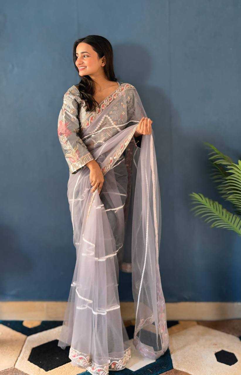 Ynf Rangoli Silk Sarees Wholesale Party Wear Sarees Fancy Sarees Sequence Sarees Embroidered Sarees Manufacturer