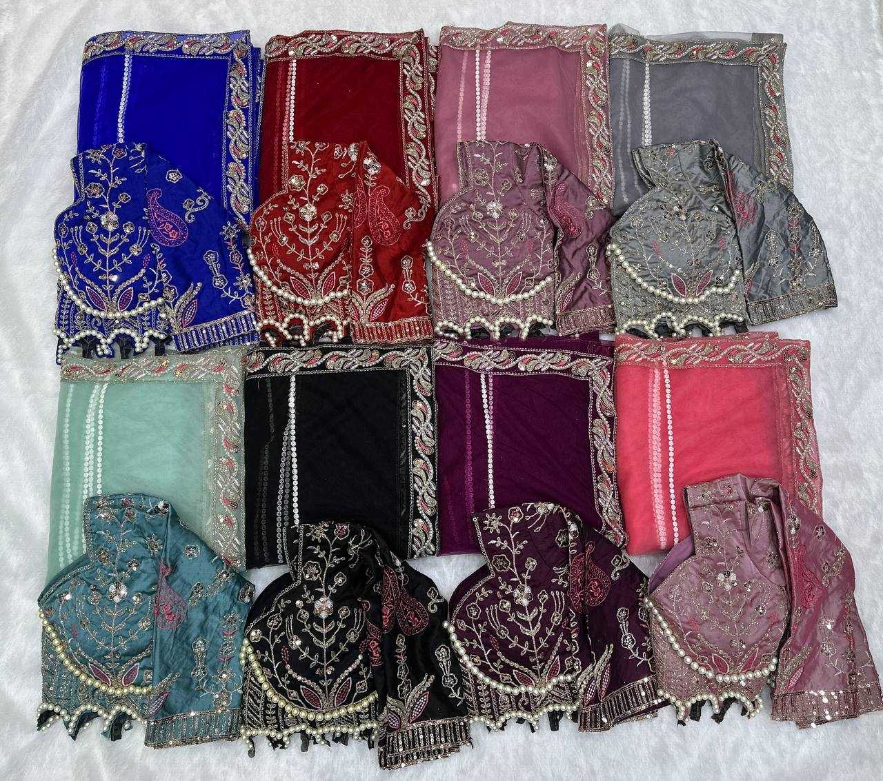 Ynf Rangoli Silk Sarees Wholesale Party Wear Sarees Fancy Sarees Sequence Sarees Embroidered Sarees Manufacturer