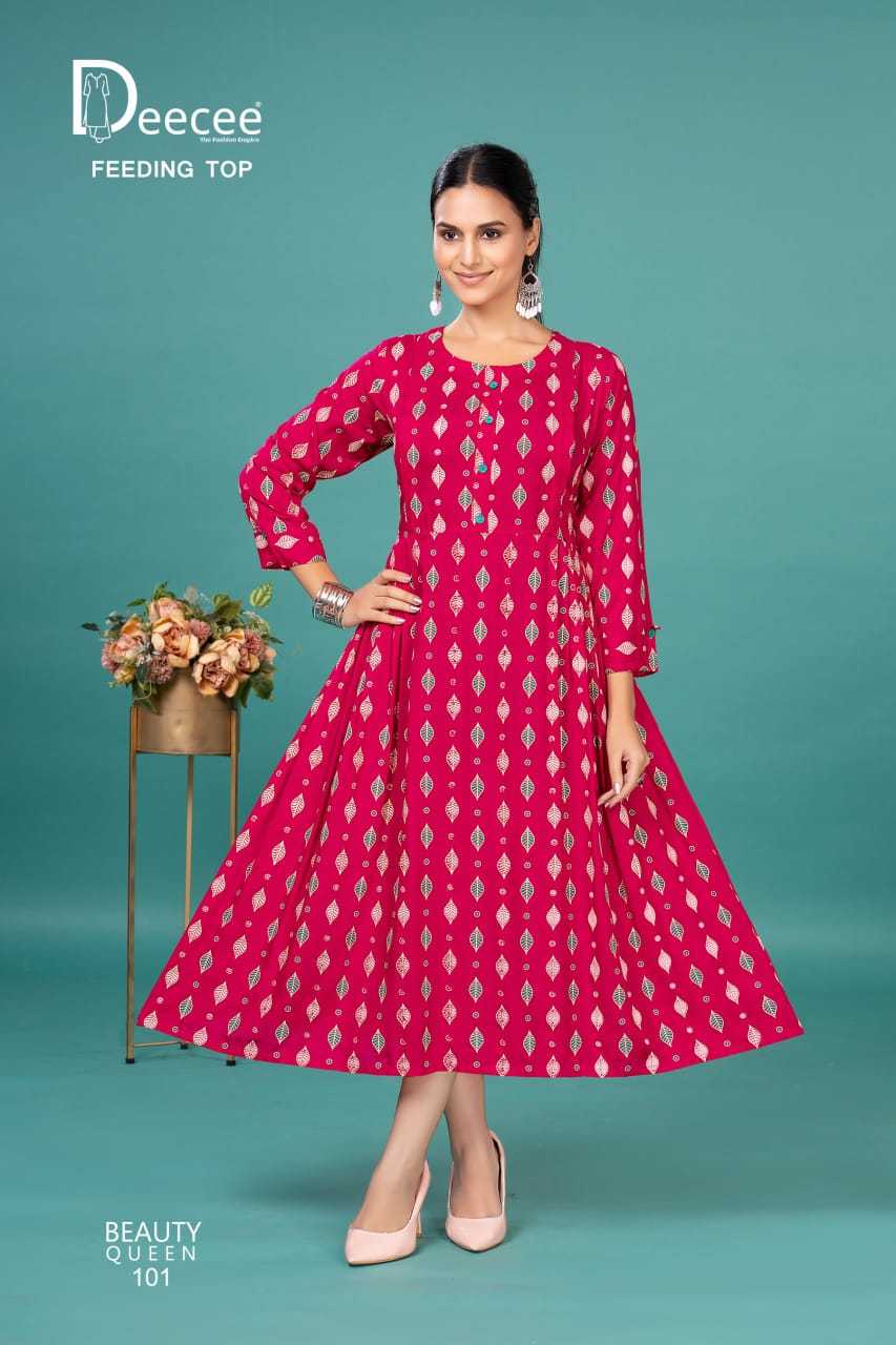 Ynf Rayon RIN190 DEECEE-BEAUTY-QUEEN Setwise Collections Wholesale Gowns Catalogs Manufacturer