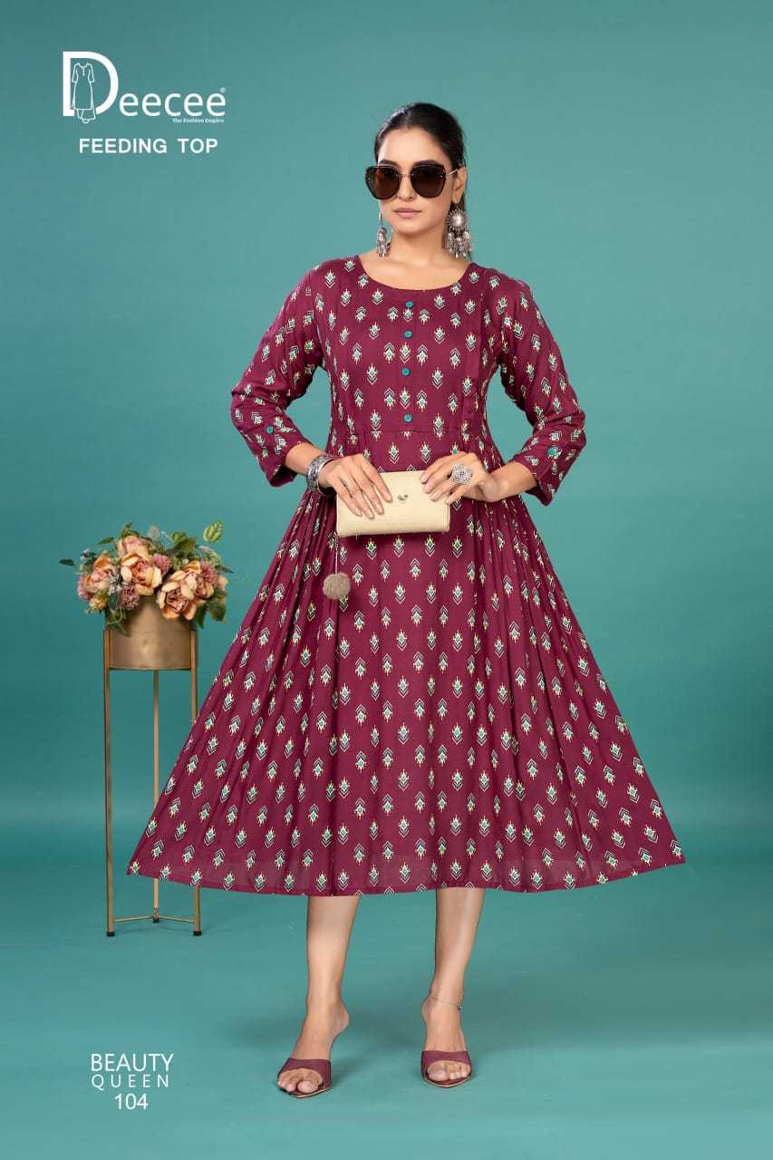 Ynf Rayon RIN190 DEECEE-BEAUTY-QUEEN Setwise Collections Wholesale Gowns Catalogs Manufacturer
