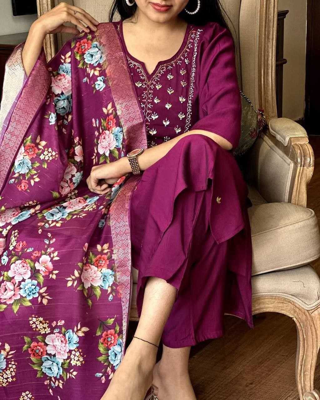 Ynf Reyon Cotton KESH529 MYRA Suits & Dresses Wholesale Ladies Suits Embroidery Suits Palazzo Suit Party wear suits Manufacturer