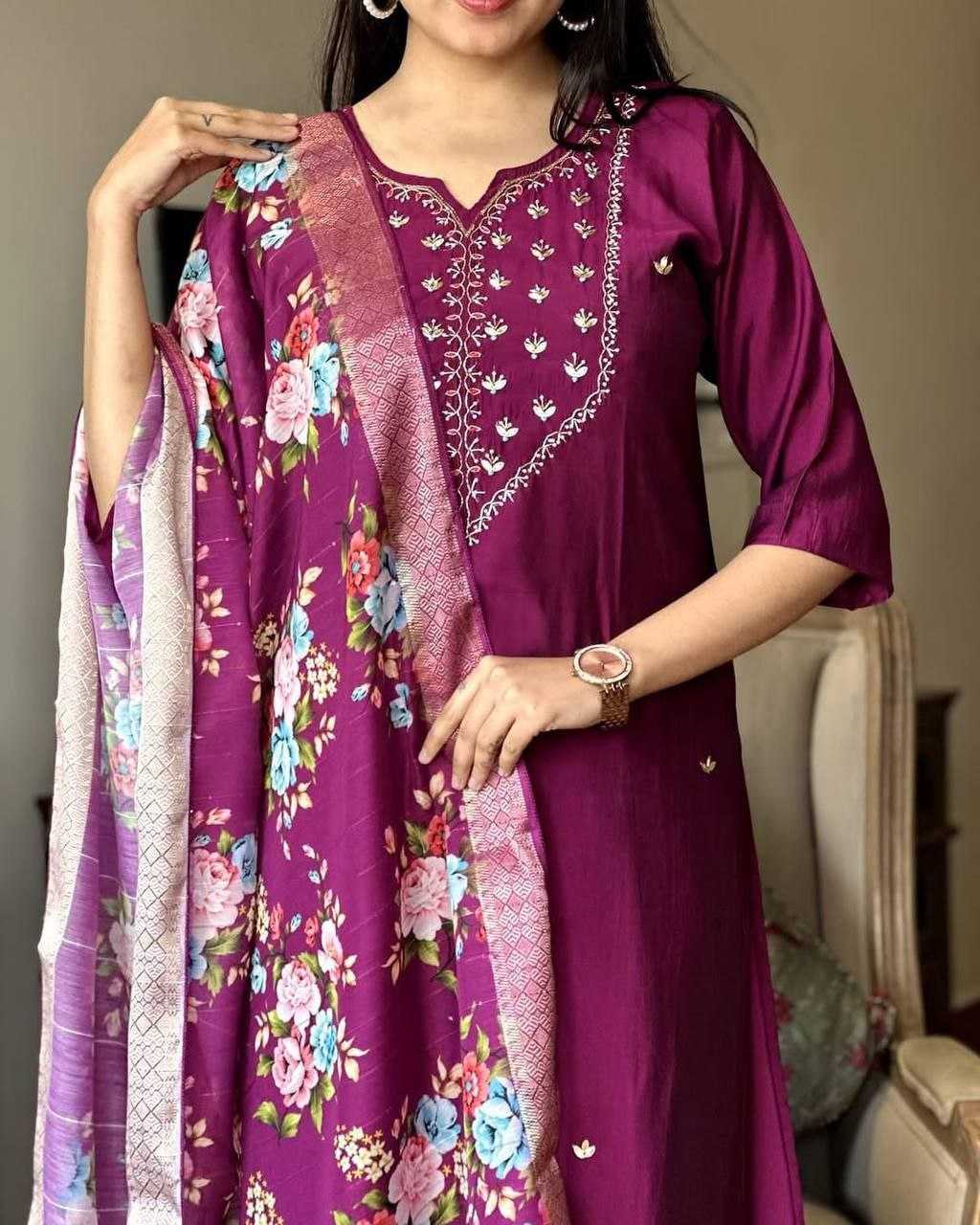 Ynf Reyon Cotton KESH529 MYRA Suits & Dresses Wholesale Ladies Suits Embroidery Suits Palazzo Suit Party wear suits Manufacturer