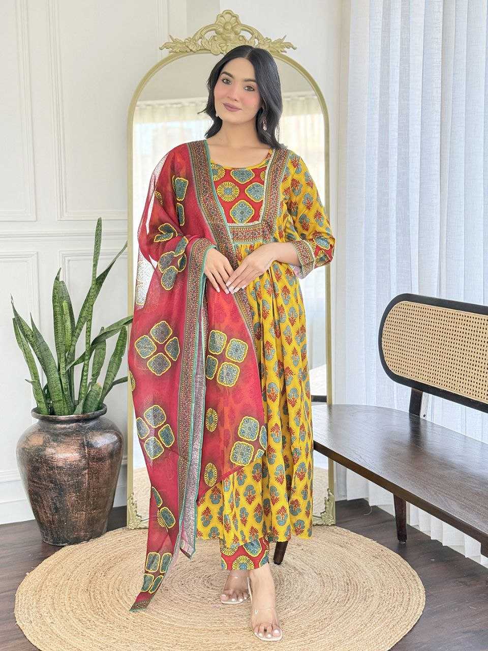 Ynf Reyon Cotton KESH529 VAMIKA Suits & Dresses Wholesale Ladies Suits Embroidery Suits Anarkali Suits Manufacturer