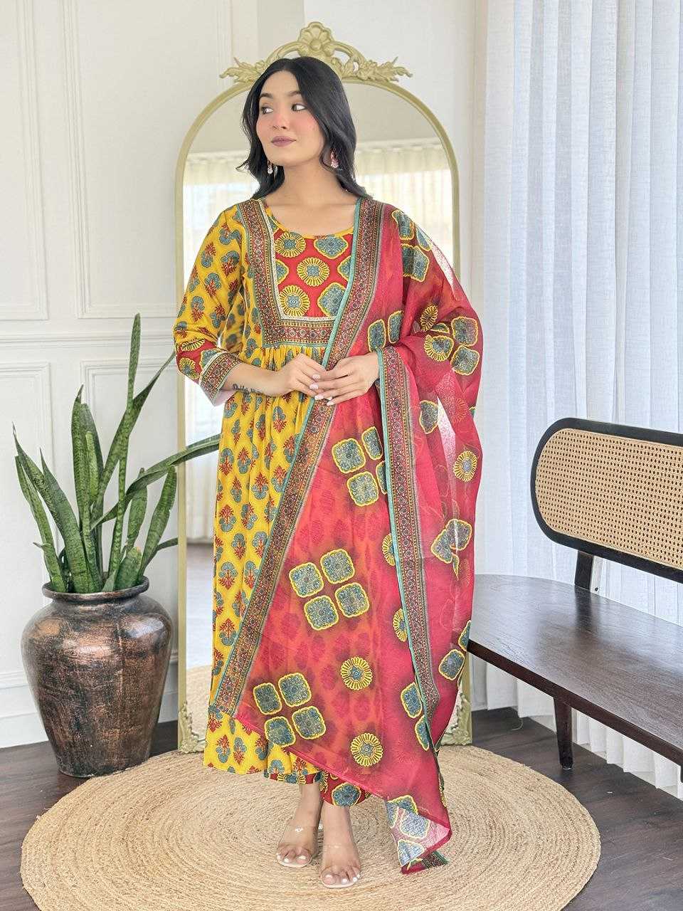 Ynf Reyon Cotton KESH529 VAMIKA Suits & Dresses Wholesale Ladies Suits Embroidery Suits Anarkali Suits Manufacturer