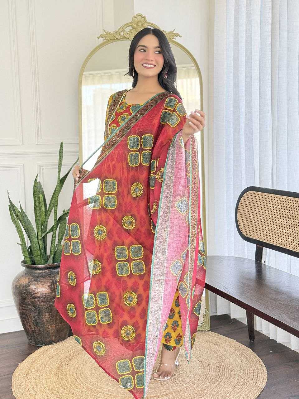 Ynf Reyon Cotton KESH529 VAMIKA Suits & Dresses Wholesale Ladies Suits Embroidery Suits Anarkali Suits Manufacturer