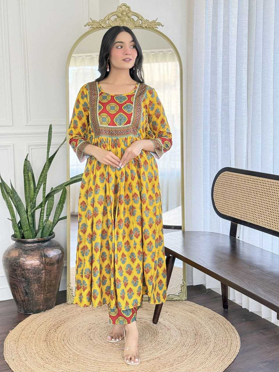 Ynf Reyon Cotton KESH529 VAMIKA Suits & Dresses Wholesale Ladies Suits Embroidery Suits Anarkali Suits Manufacturer