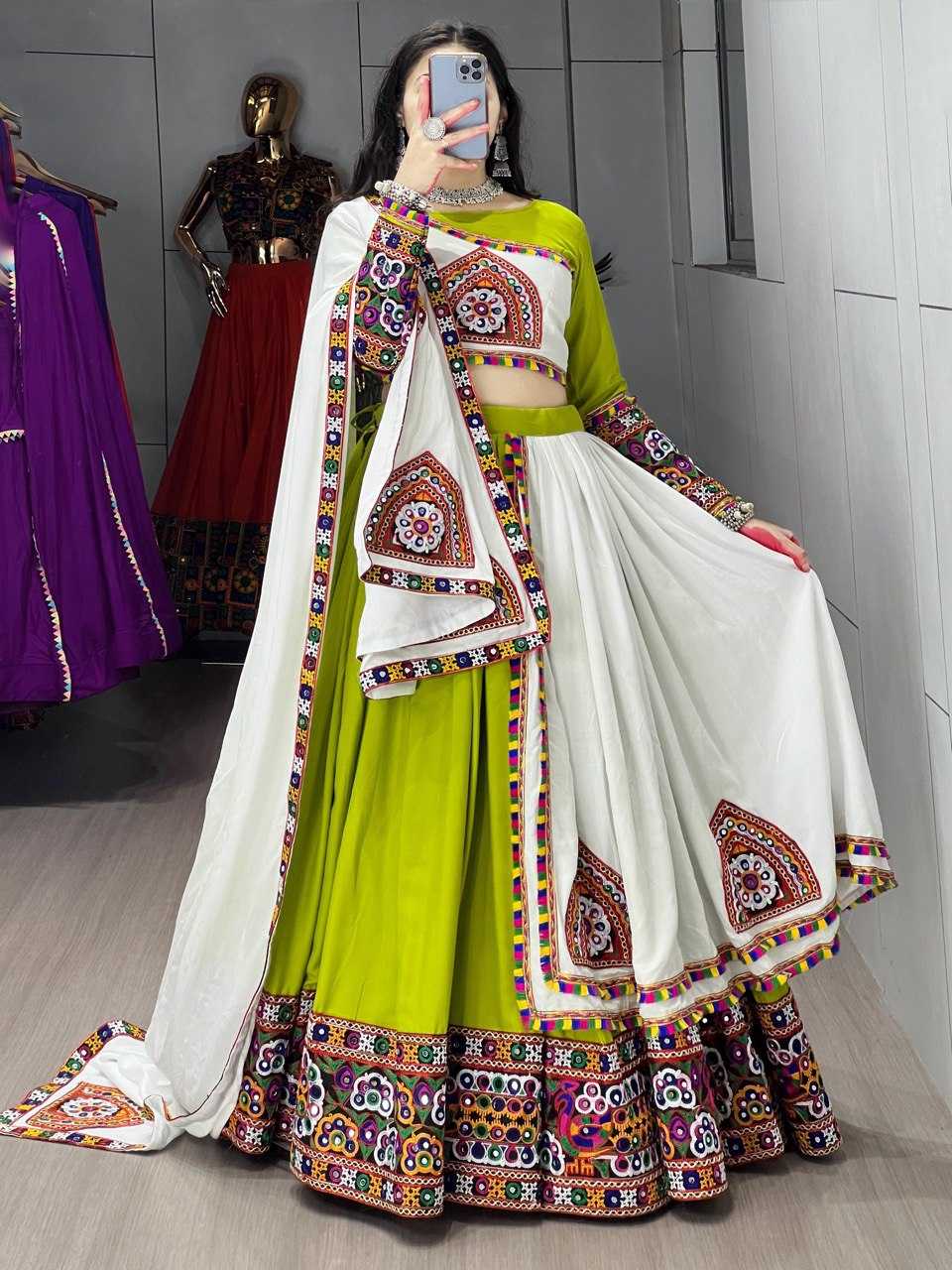 Ynf Reyon Cotton RIN119 8050 Lehengas Wedding Collections Festive Collections Wholesale Traditional Lehenga Lehenga With Blouse Navratri Chaniya Choli Manufacturer