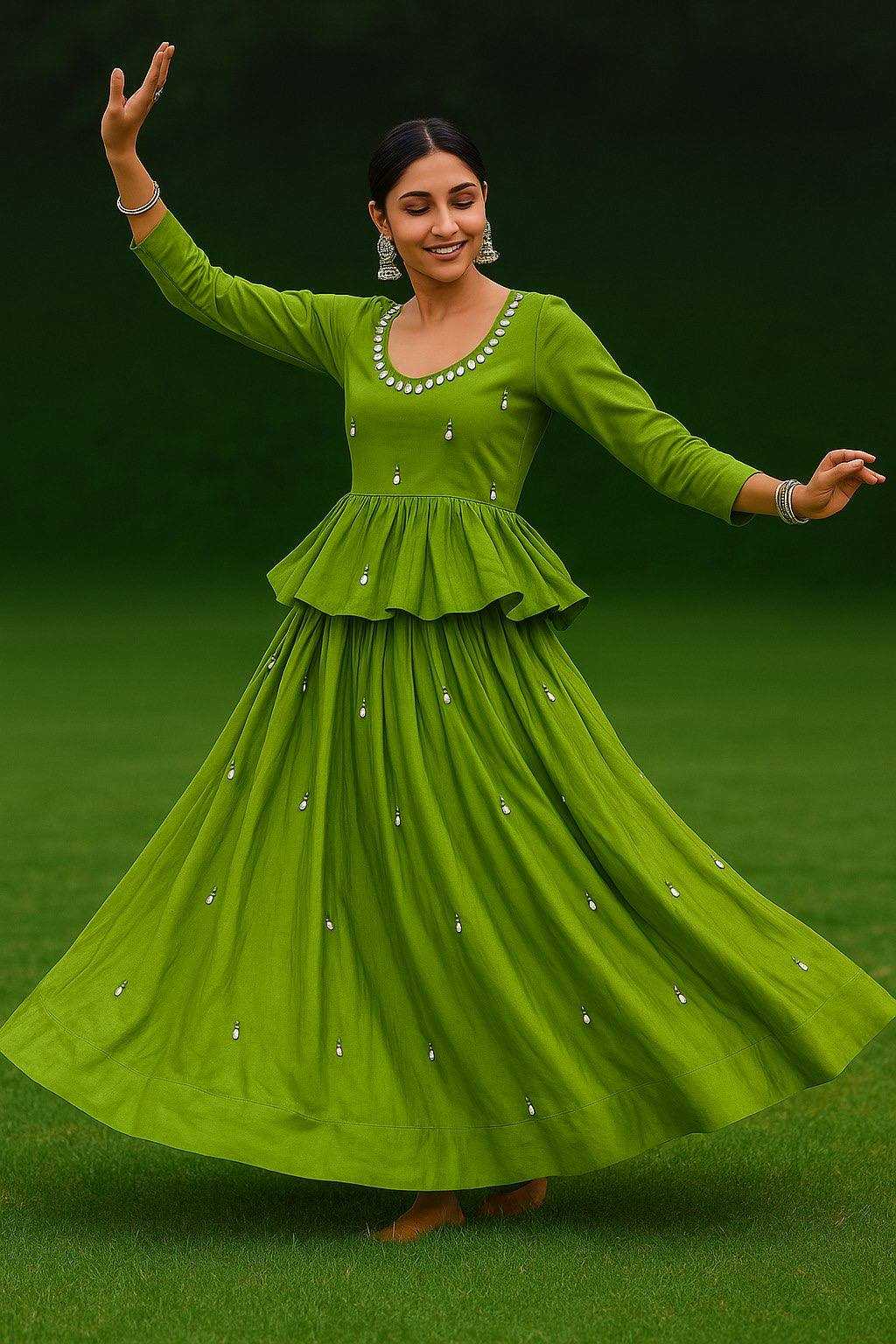 Ynf Reyon Cotton RIN188 KEIDYA Lehengas Wholesale Embroidered Lehenga Mirror Work Lehenga Manufacturer