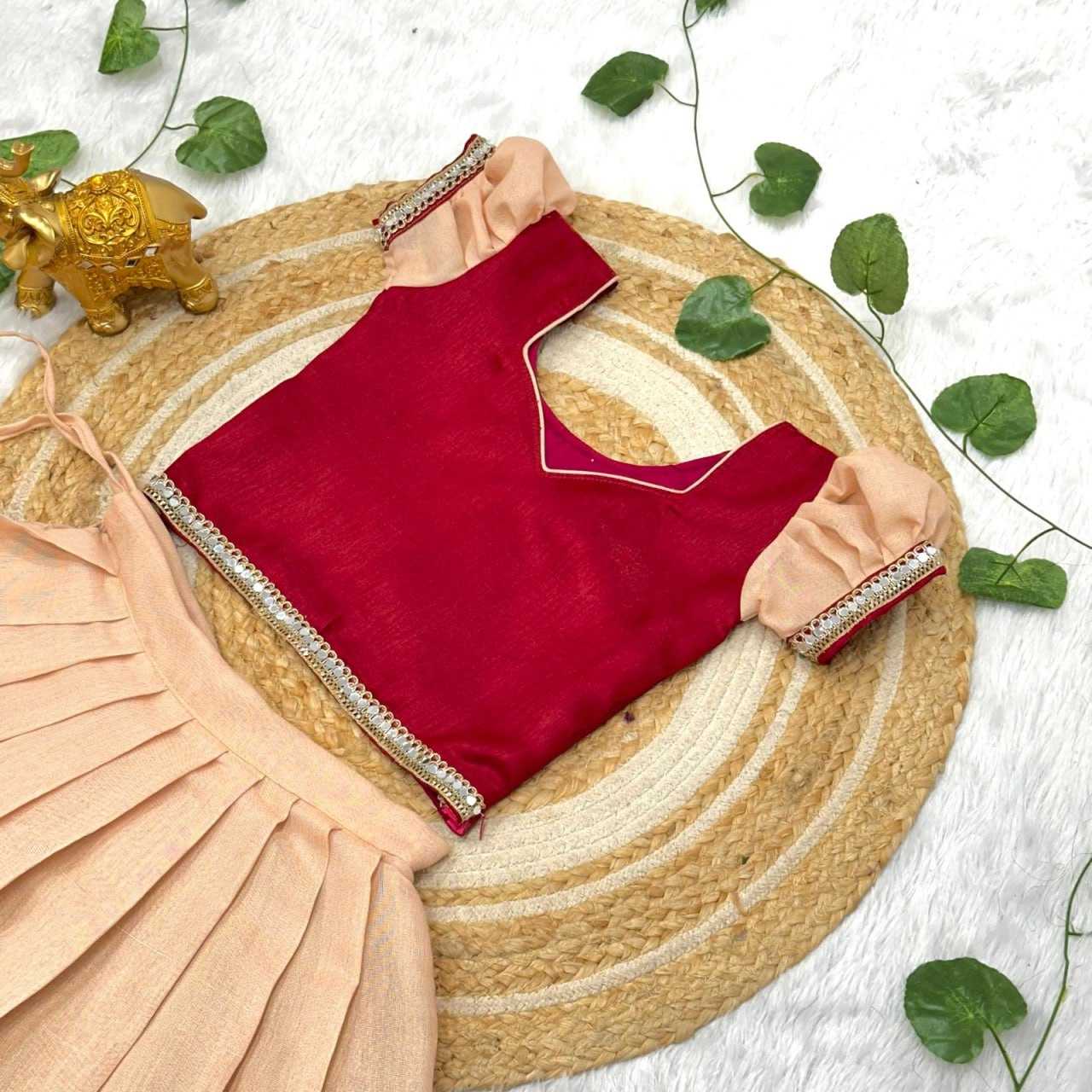 Ynf Rose Gold KESH505 unforgettable Kids Wear Festive Collections Wholesale Kids Lehenga Onam Collections Manufacturer