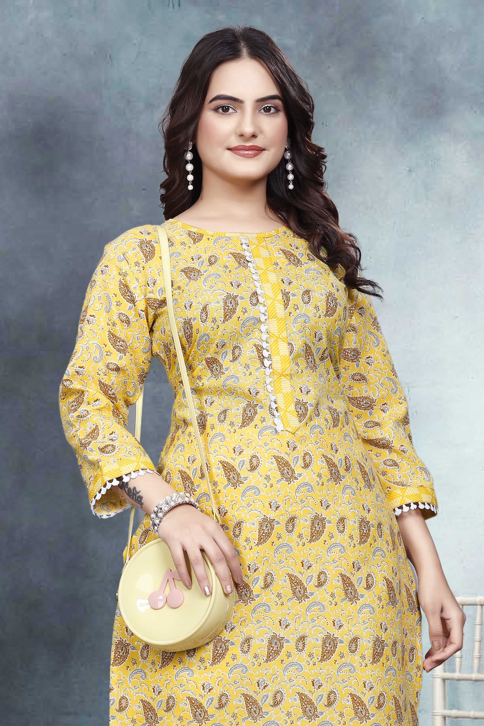 Ynf Rubi cotton KESH545 8013 Kurti Wholesale Printed Kurtis Cotton Kurtis Manufacturer