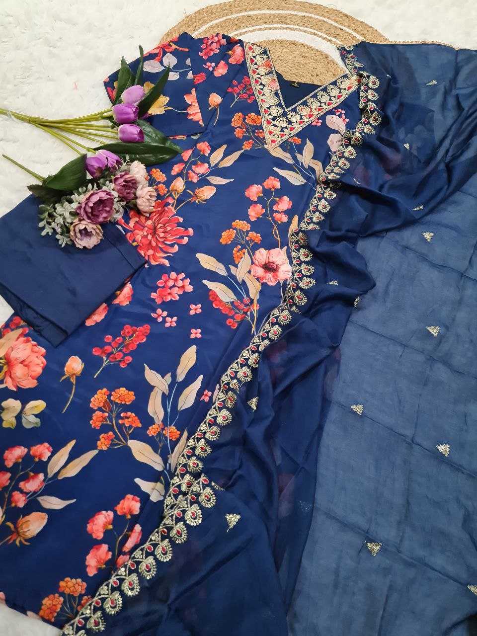 Ynf Russian Silk KESH529 MANSI Suits & Dresses Wholesale Ladies Suits Embroidery Suits Party wear suits A-Line Dresses Manufacturer