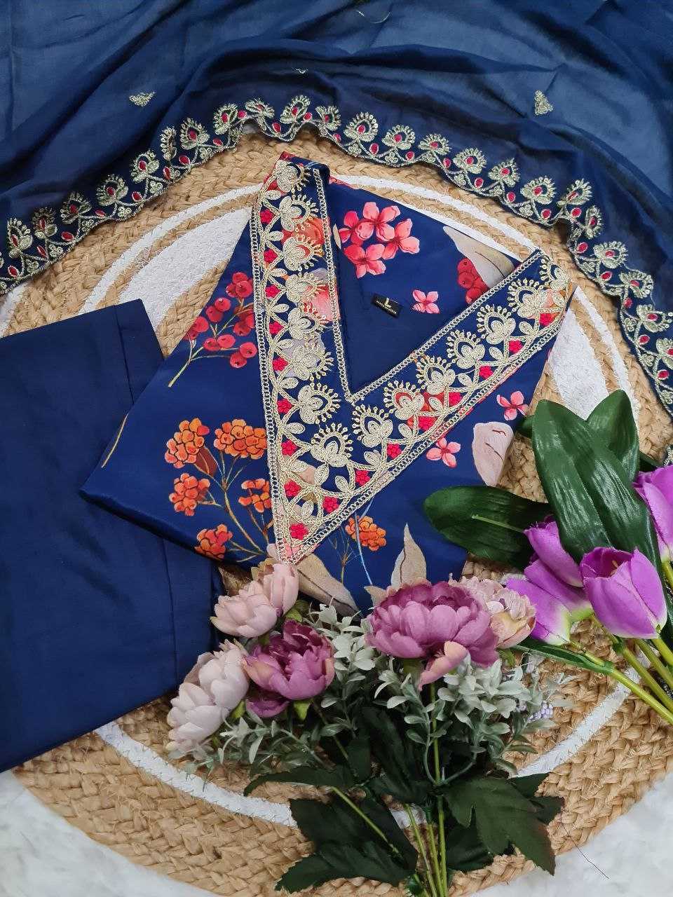 Ynf Russian Silk KESH529 MANSI Suits & Dresses Wholesale Ladies Suits Embroidery Suits Party wear suits A-Line Dresses Manufacturer