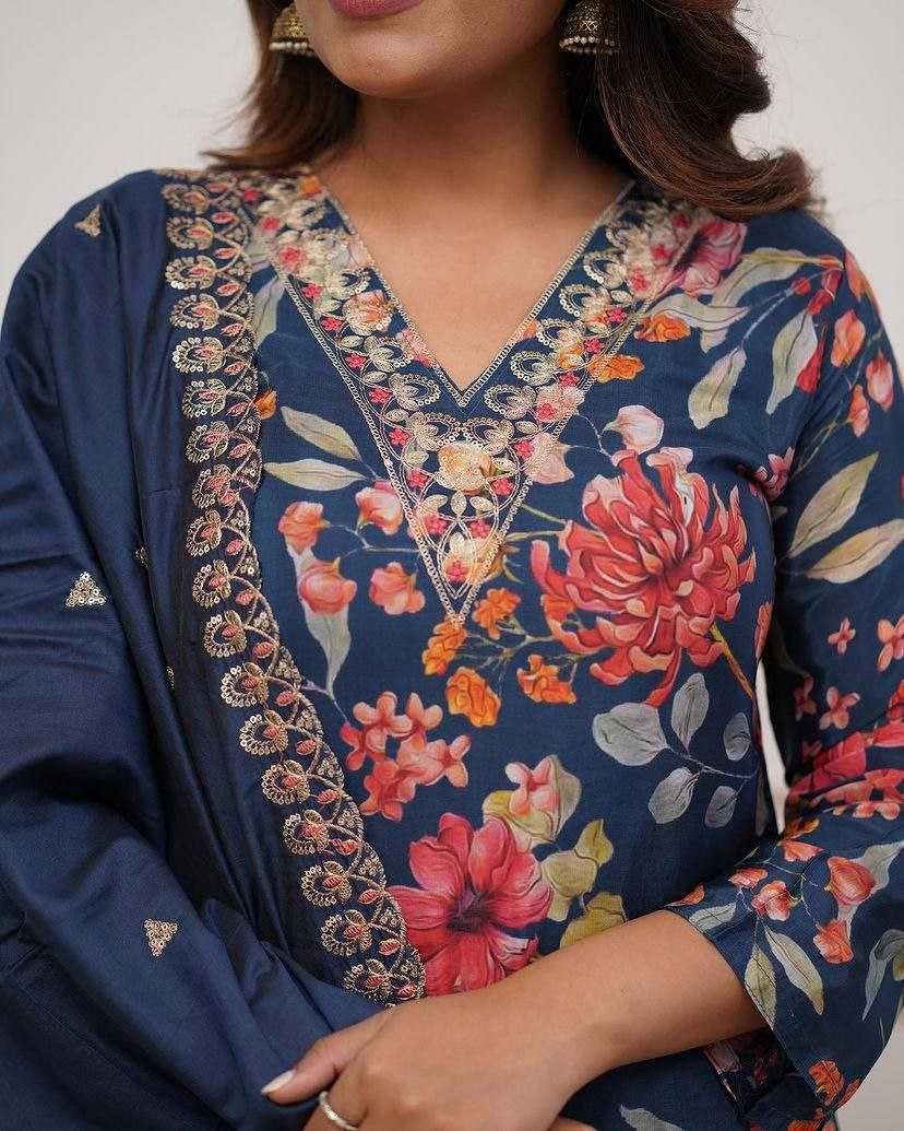 Ynf Russian Silk KESH529 MANSI Suits & Dresses Wholesale Ladies Suits Embroidery Suits Party wear suits A-Line Dresses Manufacturer