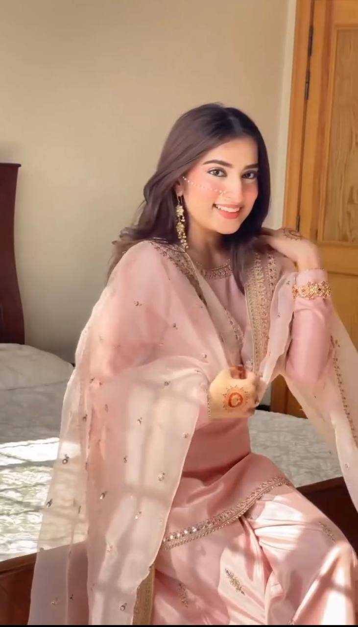 Ynf Satin KESH512 199 Suits & Dresses Wholesale Ladies Suits Dresses Designer Suits Manufacturer